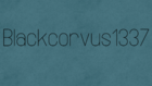 Blackcorvus1337's Avatar