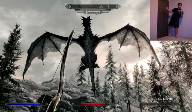 The Elder Scrolls 5: Skyrim - Kinect-Steuerung f�r den PC